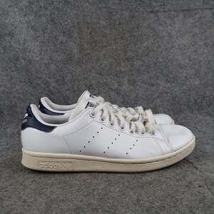 Adidas Shoes Womens 7.5 Casual Sneakers Stan Smith Lifestyle Trainer White Blue